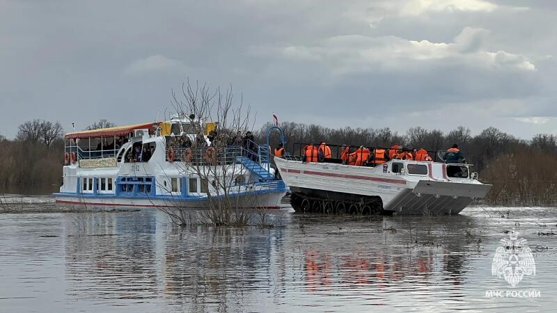 Вода в Оке в черте Рязани пошла на убыль
