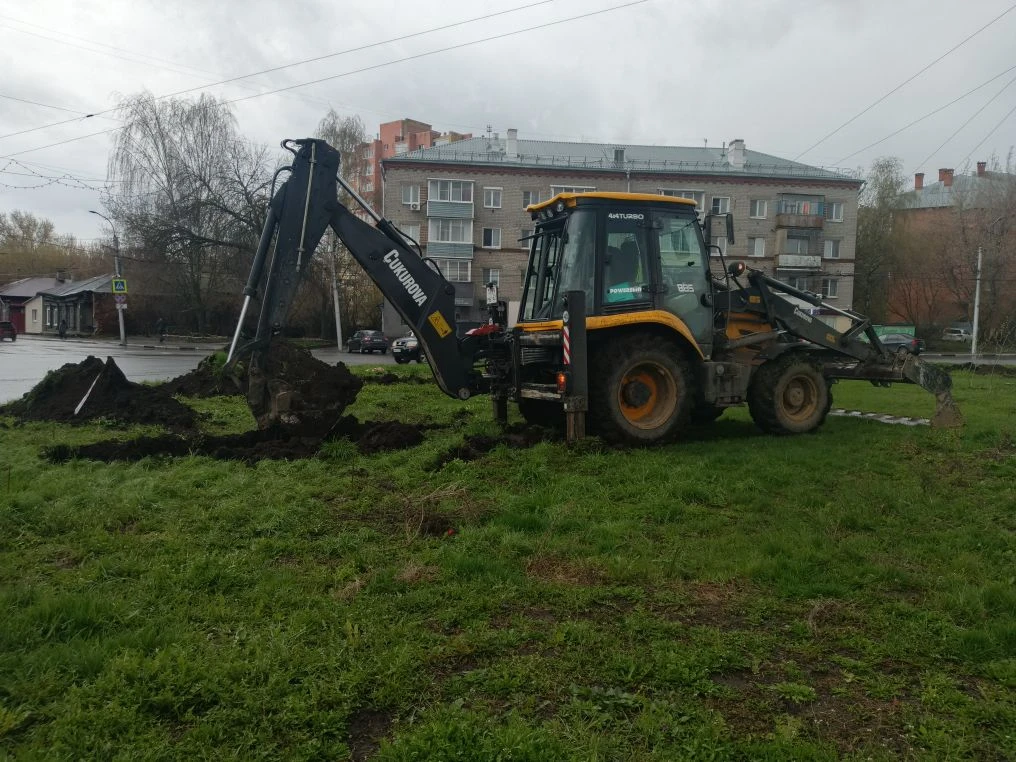 На площади Свободы в Рязани начались земляные работы